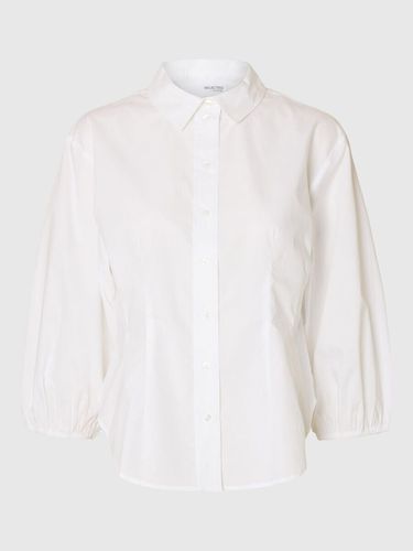 Cotton 3/4 Sleeved Shirt - Selected - Modalova