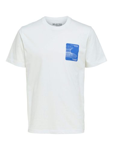 Estampado Gráfico Camiseta - Selected - Modalova