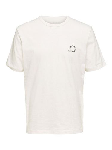 Prenda Con Logotipo Estampado Camiseta - Selected - Modalova