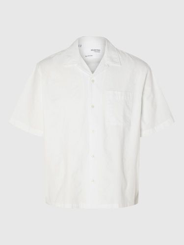 Seersucker Short Sleeved Shirt - Selected - Modalova