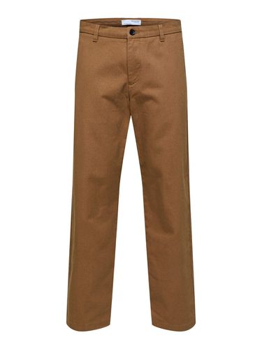 Cotton Wide-leg Trousers - Selected - Modalova