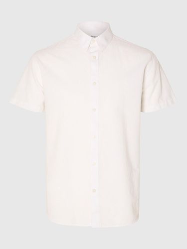 Linen Short Sleeved Shirt - Selected - Modalova