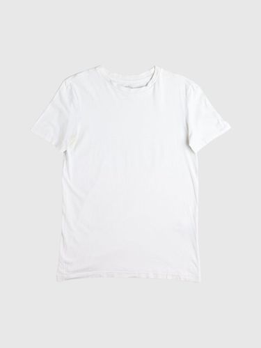 Tejido De Algodón Camiseta - Selected - Modalova