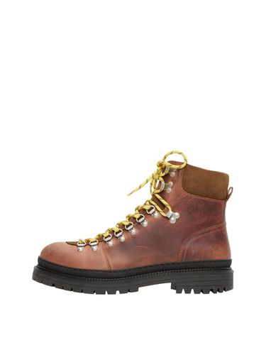 Leather Hiking Boots - Selected - Modalova