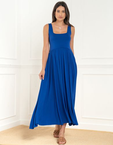 Jersey Bamboo Strap Midi Maternity Dress - Seraphine - Modalova