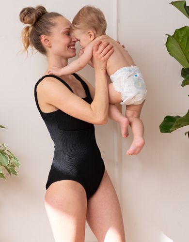 Textured Post-Maternity Compression Swimsuit - Seraphine - Modalova