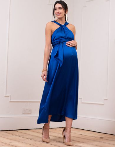 Reversible Halter Neck A-Line Maternity Dress - Seraphine - Modalova