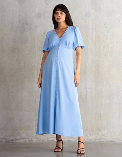 Button-through V Neck Maternity and Nursing Dress - Seraphine - Modalova