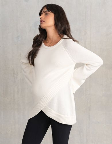 Panel Detail Knit Maternity & Nursing Jumper - Seraphine - Modalova