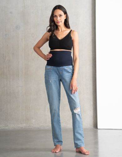 Organic Ripped Post Maternity Boyfriend Jeans - Seraphine - Modalova