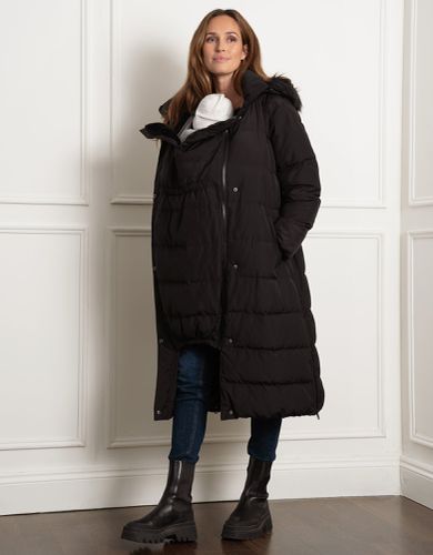 Belted Puffer Maternity Coat - Seraphine - Modalova