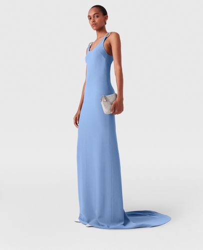Trägerkleid mit Kristallkette, Frau, , Größe: 36 - Stella McCartney - Modalova