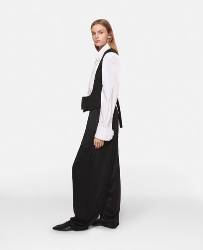 Elegantes Hemd aus Baumwolle mit Rüschen, Frau, , Größe: 44 - Stella McCartney - Modalova