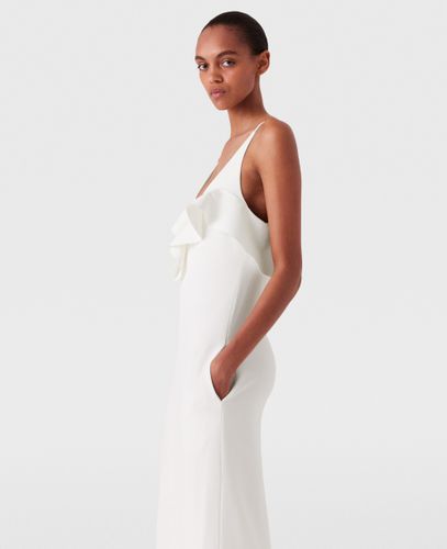 Rüschenbesetztes Kleid mit V-Ausschnitt, Frau, , Größe: 38 - Stella McCartney - Modalova