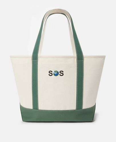 SOS Embroidered Large Tote Bag, Woman, / - Stella McCartney - Modalova