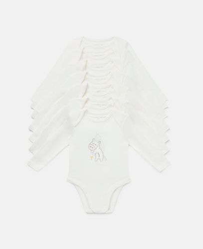 Pack of Horse Embridered Rompers, , Taglia: 12m - Stella McCartney - Modalova