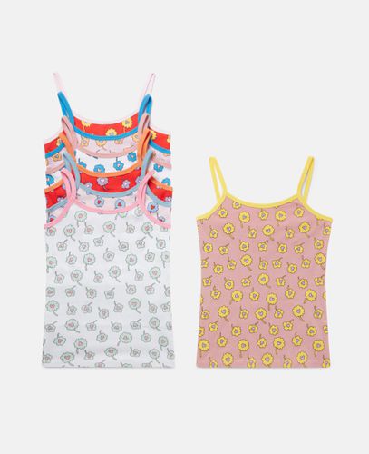 Pack of Star Pattern Vests, , Taglia: 4 - Stella McCartney - Modalova