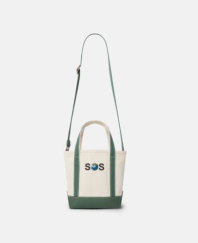 SOS Embroidered Small Tote Bag, Frau, / - Stella McCartney - Modalova