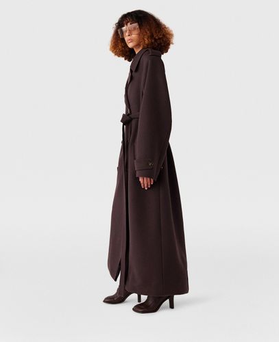 Trench Double Face con Cintura, Donna, , Taglia: 38 - Stella McCartney - Modalova