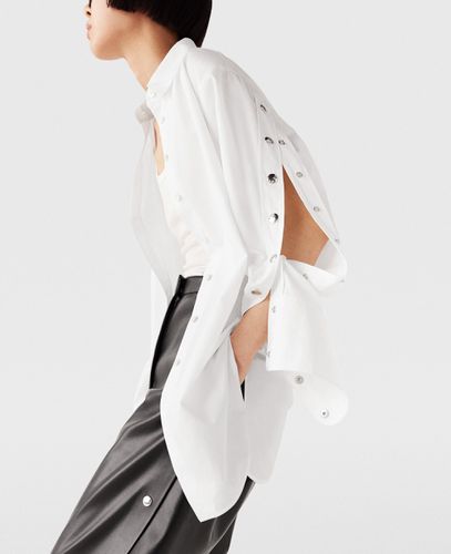 Camicia a Maniche Lunghe con Colletto Classico, Donna, , Taglia: 36 - Stella McCartney - Modalova