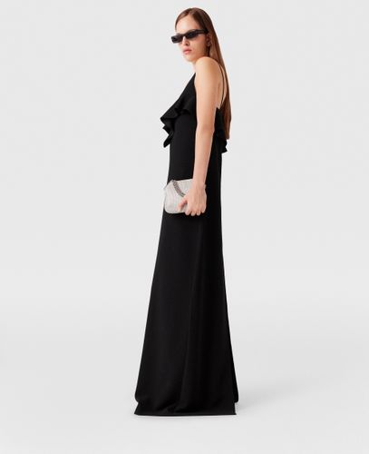 Rüschenbesetztes Kleid mit V-Ausschnitt, Frau, , Größe: 44 - Stella McCartney - Modalova