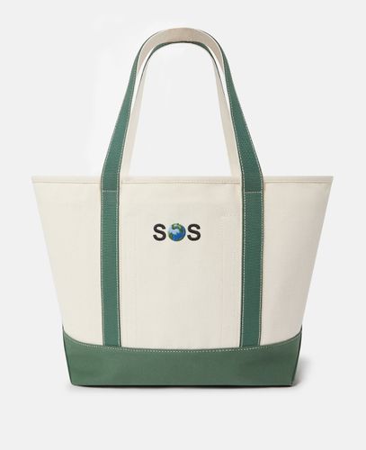 SOS Embroidered Large Tote Bag, Frau, / - Stella McCartney - Modalova