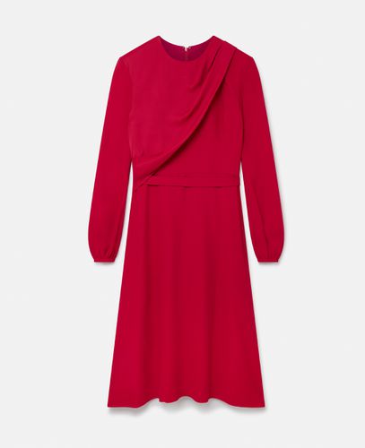 Vestito Midi in Twill a Portafoglio, Donna, , Taglia: 44 - Stella McCartney - Modalova