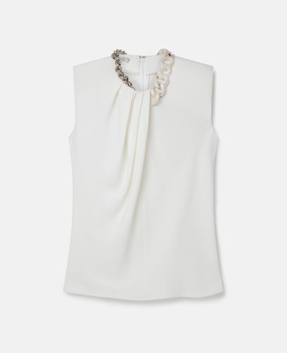 Top con catena Falabella, Donna, , Taglia: 46 - Stella McCartney - Modalova