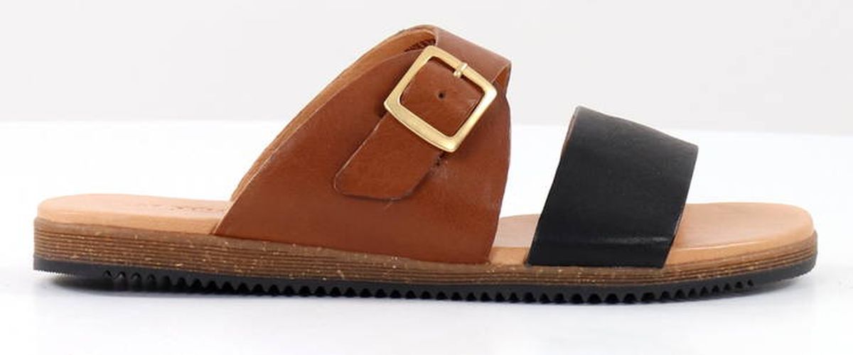 Sandalen 60271 Tindra Schwarz/Kognak - Ten Points - Modalova