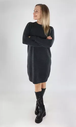 Strickkleid VMBOOM dunkelgrau - Vero moda - Modalova