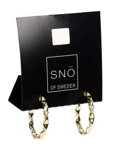 Snö of Sweden Ohrringe Aero Ring Gold - Sno of sweden - Modalova