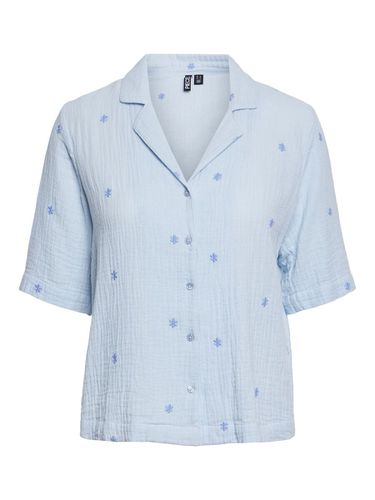 Pcmaya Cotton Short Sleeved Shirt - Pieces - Modalova