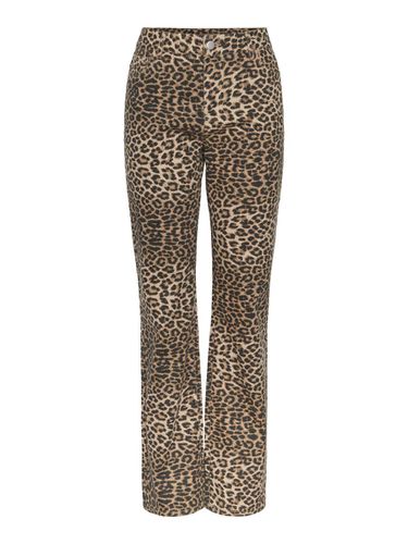 Pcginger Mw Leopard Straight Fit Jeans - Pieces - Modalova