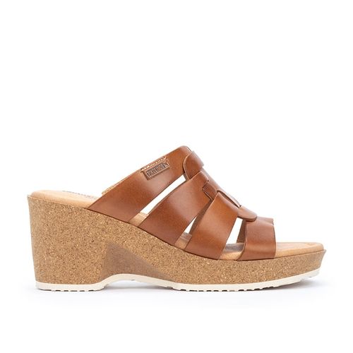 Sandales à semelles compensées en cuir ARENALES W3B - Pikolinos - Modalova