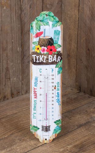 Thermometer Tiki Bar - Nostalgic Art - Modalova