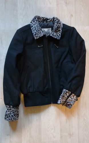 Damen Wolljacke mit Leopatch #M - Rumble59 - Modalova