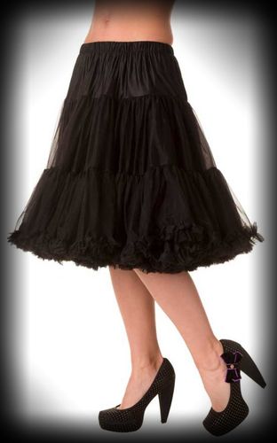 Petticoat lang Rockabella - schwarz #XL/2XL - Banned - Modalova