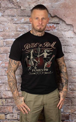 Gasoline Bandit T-Shirt Rock 'n Roll Forever #2XL - Rockabilly Rules (DACH) - Modalova