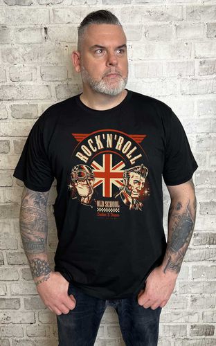 Gasoline Bandit T-Shirt UK Rock'n Roll #L - Rockabilly Rules (DACH) - Modalova