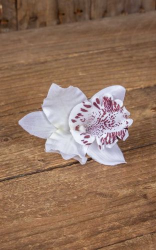 Haarspange Orchidee Hawaii Blüte, weiß - Rockabilly Rules (DACH) - Modalova