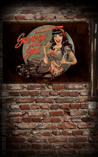 Rumble59 Poster - Garage Gal - Rumble59 - Modalova