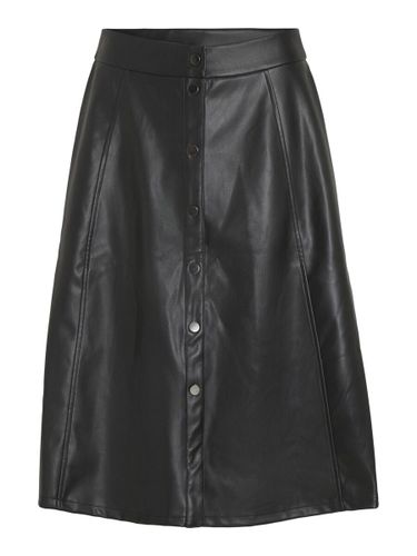 High Waist Coated Skirt - Vila - Modalova