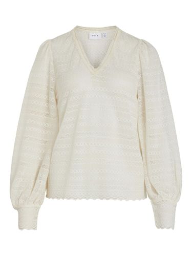Encaje Blusa De Manga Larga - Vila - Modalova