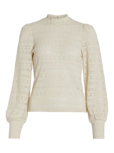 Lace Long Sleeved Blouse - Vila - Modalova