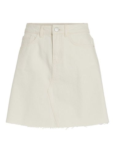 High Waist Mini Denim Skirt - Vila - Modalova