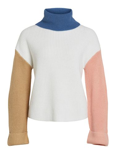 Colour-block Knitted Pullover - Vila - Modalova