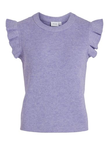 Flounce Knitted Vest - Vila - Modalova