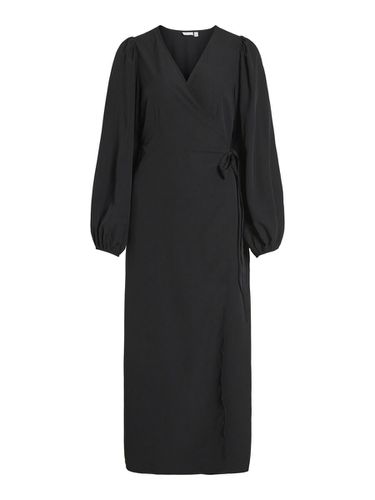Long Sleeved Maxi Wrap Dress - Vila - Modalova