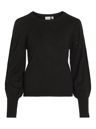 Round Neck Knitted Pullover - Vila - Modalova