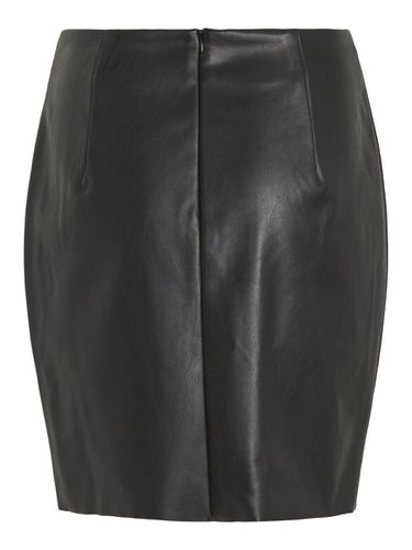 Coated Mini Skirt - Vila - Modalova